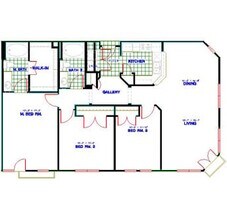 Traditional 3x2 1368-1424 SF 2334 floor plan